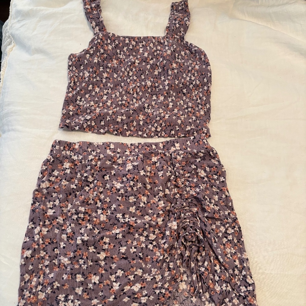 Matching Set Hippie Rose Casual Dress Size S